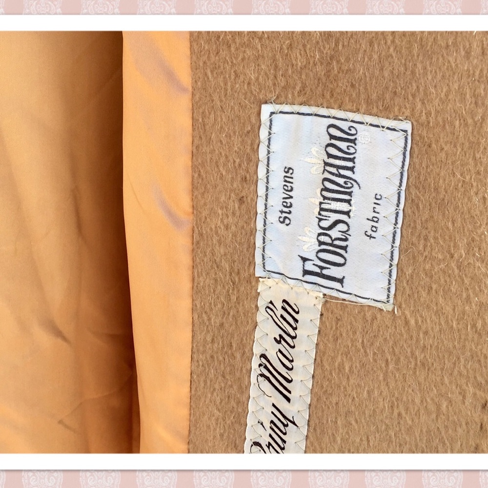 Vintage Briny Marlin Wool Blanket Coat - Picture 8 of 8